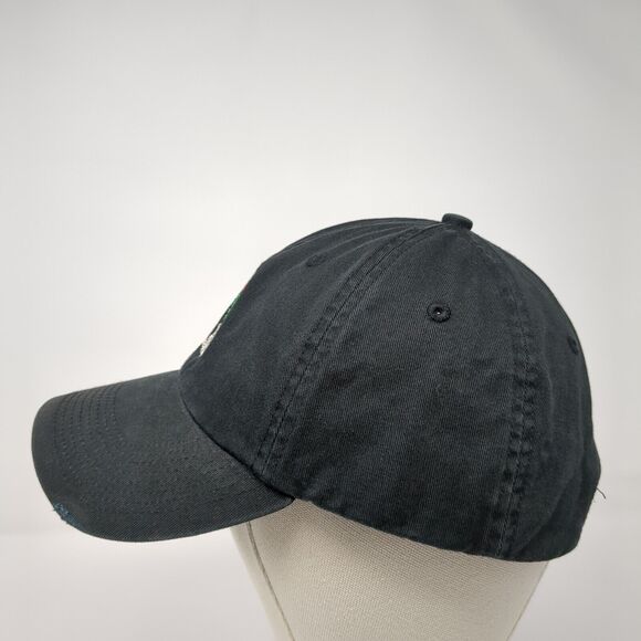 Bar Gernika Slideback Hat Black One Size Adjustable 6 Panel Fahrenheit - Picture 3 of 8